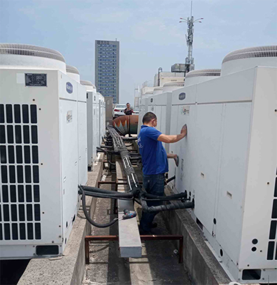 汉南中央空调制热和不制冷系统维修方法